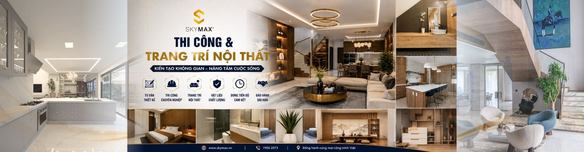 THI CÔNG VÀ TRANG TRÍ NỘI THẤT SKYMAX