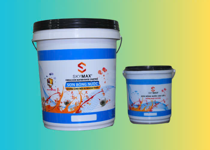Sơn Bóng Nước SKYMAX – Bề Mặt Sáng Mịn, Bền Đẹp Lâu Dài