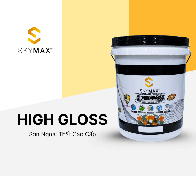 Sơn phủ ngoại thất cao cấp - HIGH GLOSS