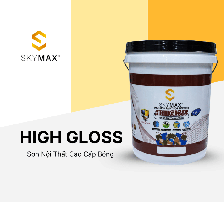 Sơn phủ nội thất cao cấp bóng - HIGH GLOSS