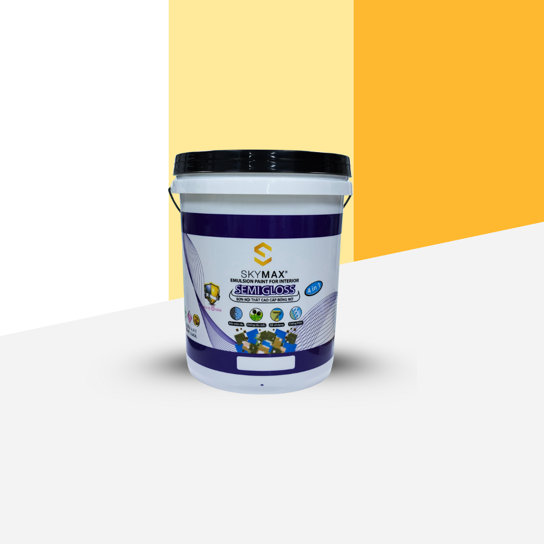 Sơn phủ nội thất cao cấp bóng mờ - SEMI GLOSS